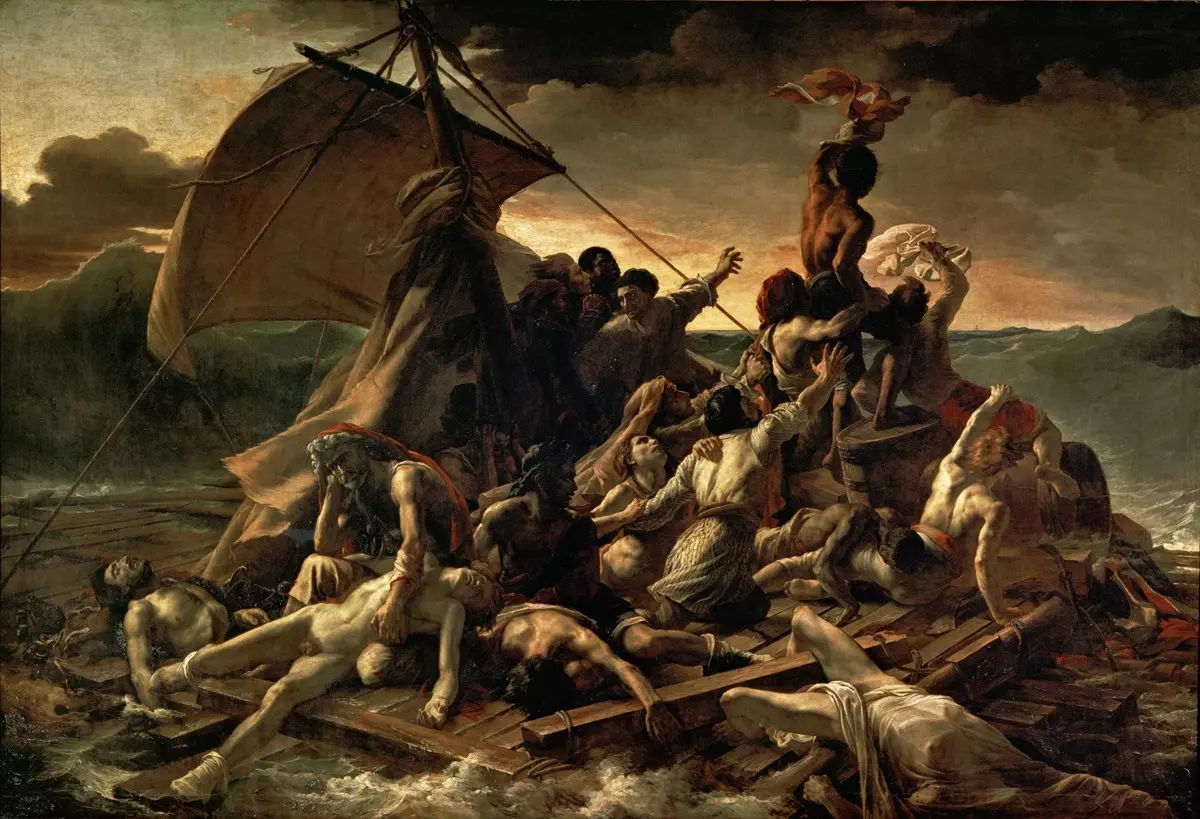 Le Radeau de la Méduse de Théodore Géricault, au musée du Louvre