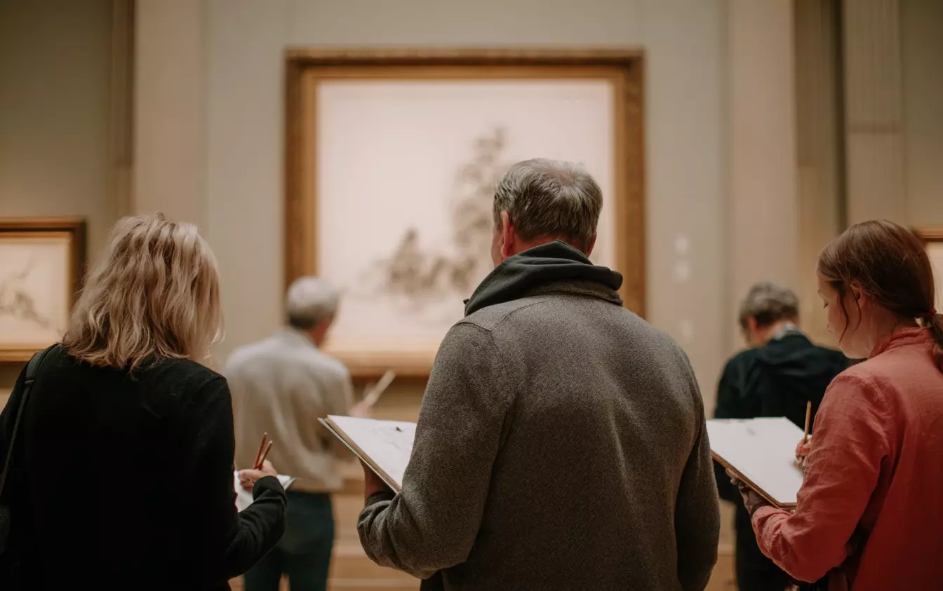 Visite dessinée au musée pour adultes avec Paris Antoinette
